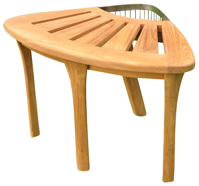 Stool Teak Corner Stool Contemporary Shower Benches