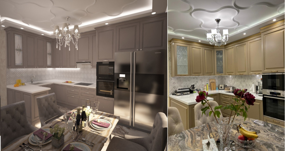 Гостиная - кухня