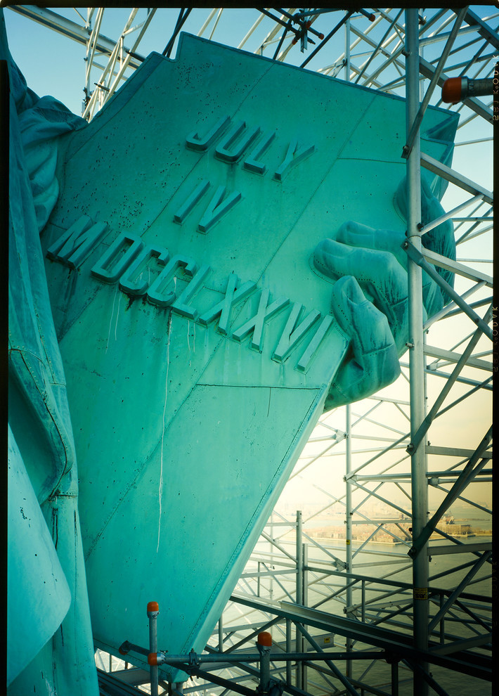 Detail of Tablet, Statue of Liberty, Liberty Island, Manhattan, New