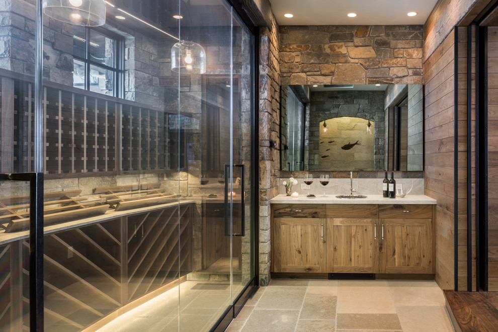 Village Retreat - Rustic - Wine Cellar - Jackson - by Snake River ...
