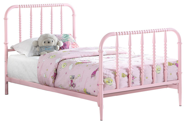 girls pink metal bed contemporary kids beds by flatfair