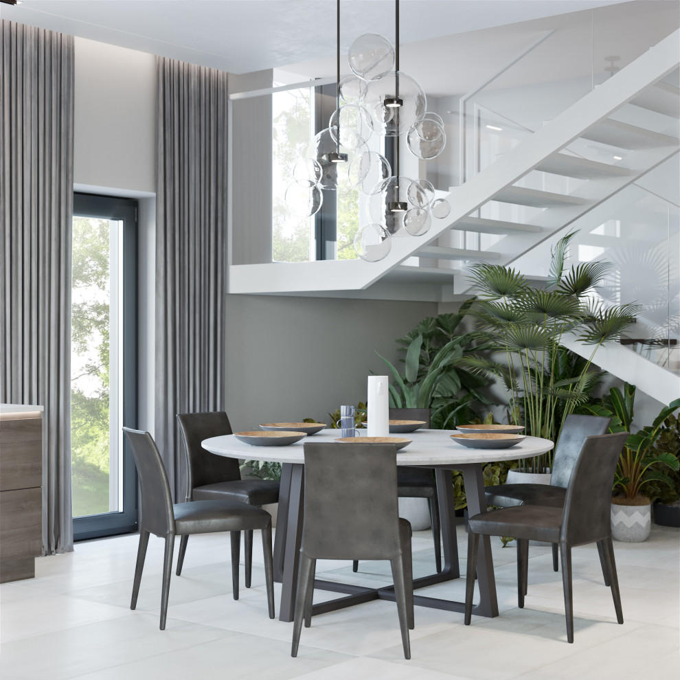 Дом в бежевых тонах