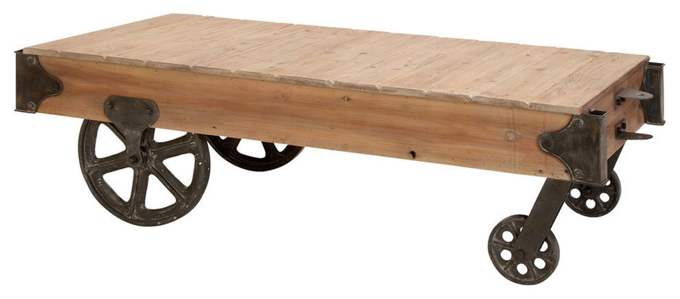 Cart-Styled Coffee Table