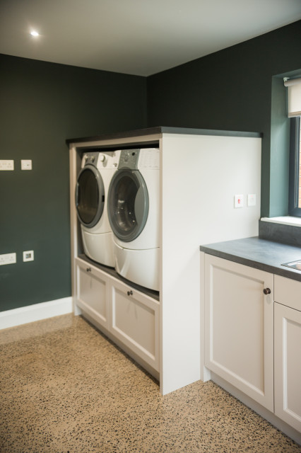 Sunken House Kitchen contemporary-utility-room