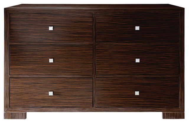 Bungalow 5 Frances Extra Large 6 Drawer Veneer Chest Transitional Bungalow 5 Frances Extra Large 6 Drawer Veneer Chest