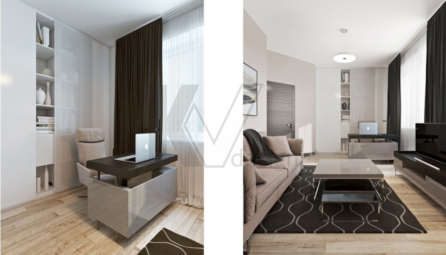 Дизайн трёхкомнатной квартиры на Сухаревской