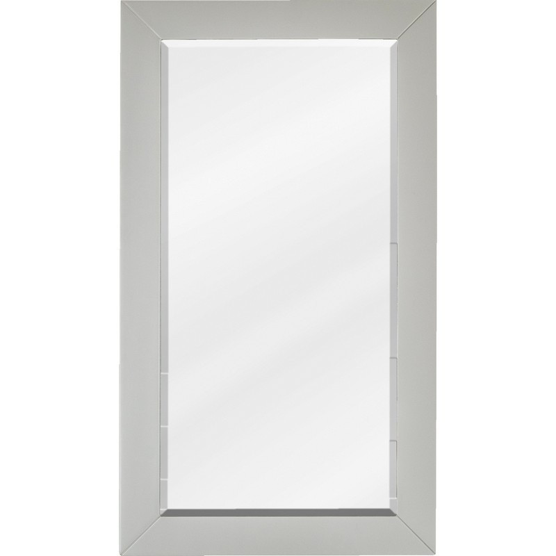 Cade Modern 16" Bathroom Mirror Transitional Bathroom Mirrors by
