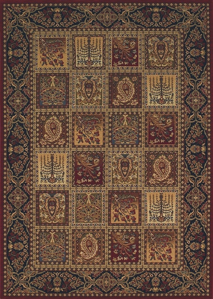 Imperial Area Rug, Rectangle, Burgundy, 3'7"x5'6"