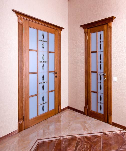 Современный холл из старёного дуба