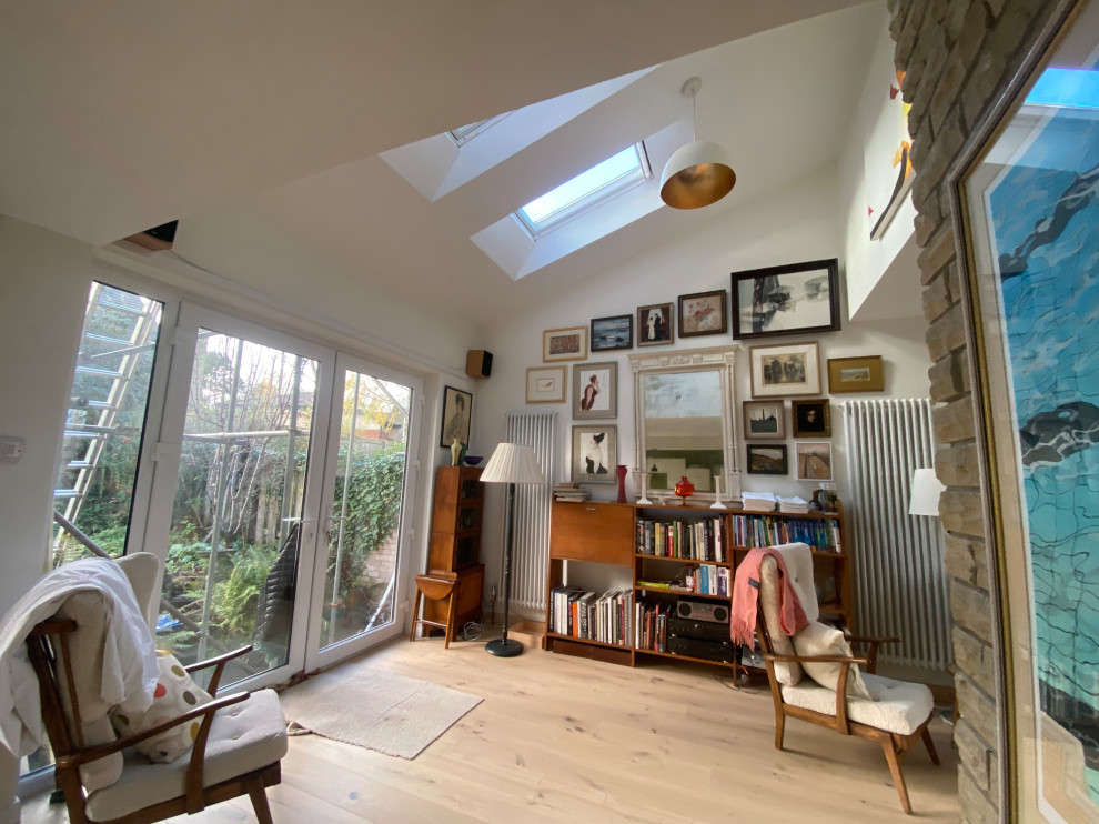Vaulted living room with rooflights, Rectory Park, Morpeth