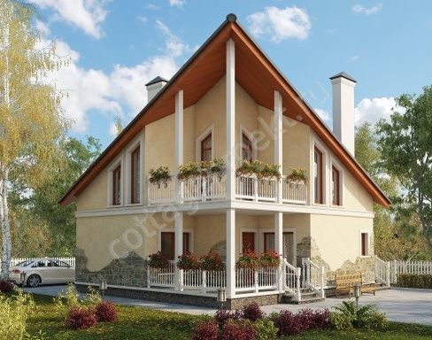 Проекты домов из бруса