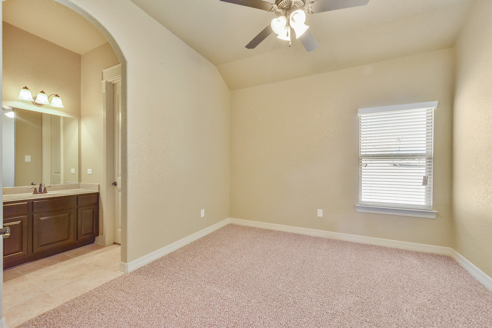 Inspiration for a transitional bedroom remodel in Austin