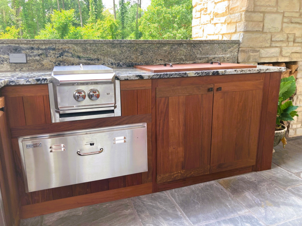 Timber Frame Outdoor Kitchen