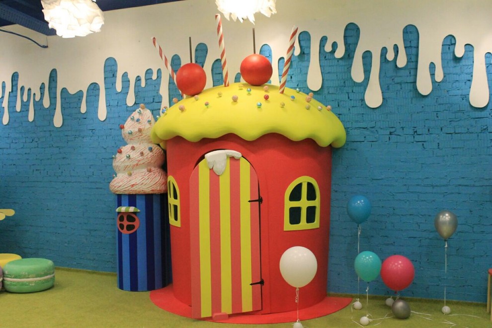 Детский домик в игровой комнате (ТЦ Аврора)