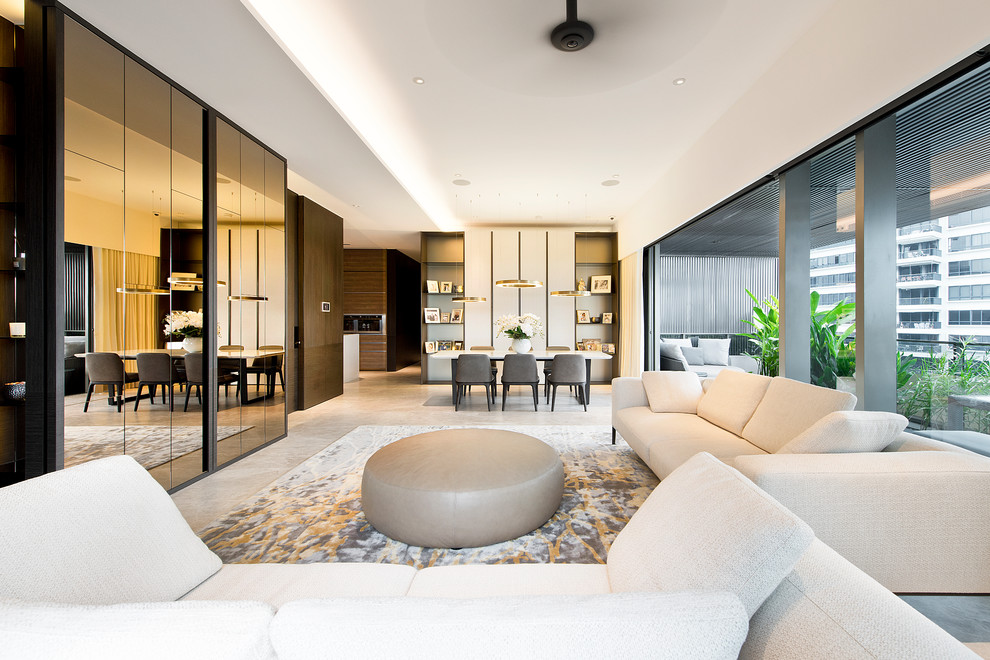 Design ideas for a contemporary home in Singapore.