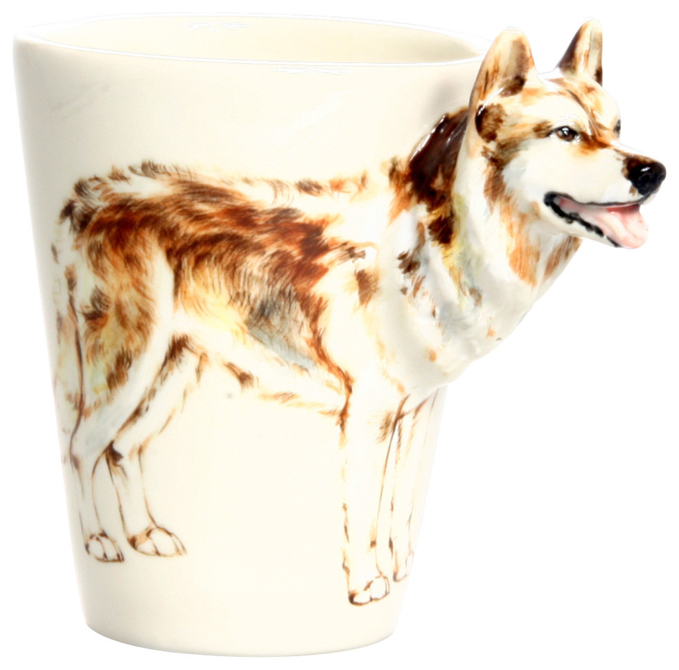 Wolf 3D Ceramic Mug