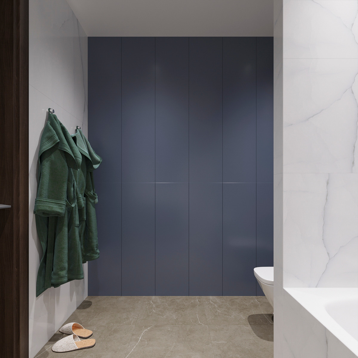 Ванная комната по фен-шую, частный дом 200 кв.м