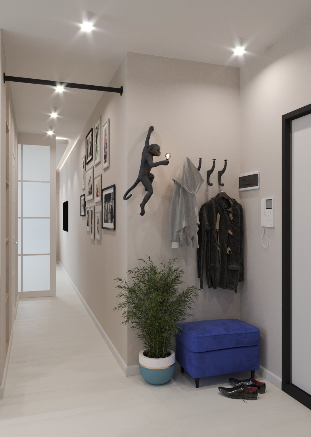 Дизайн проект в ЖК Галактика 66,1 кв.м.