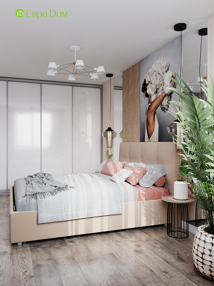 Дизайн интерьера 2-комнатной квартиры 63 кв. м в современном стиле