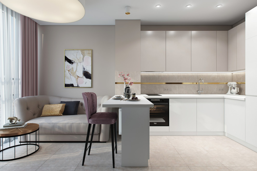 Проект квартиры ЖК "Граф Орлов" 43 м.кв.