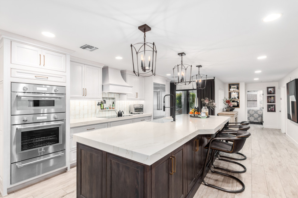 Mountain style kitchen photo in Phoenix