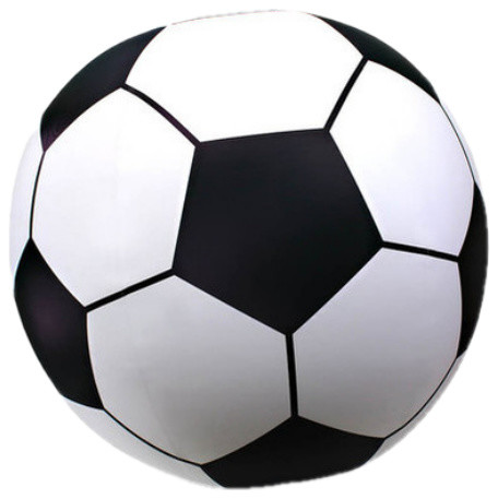 large inflatable soccer ball