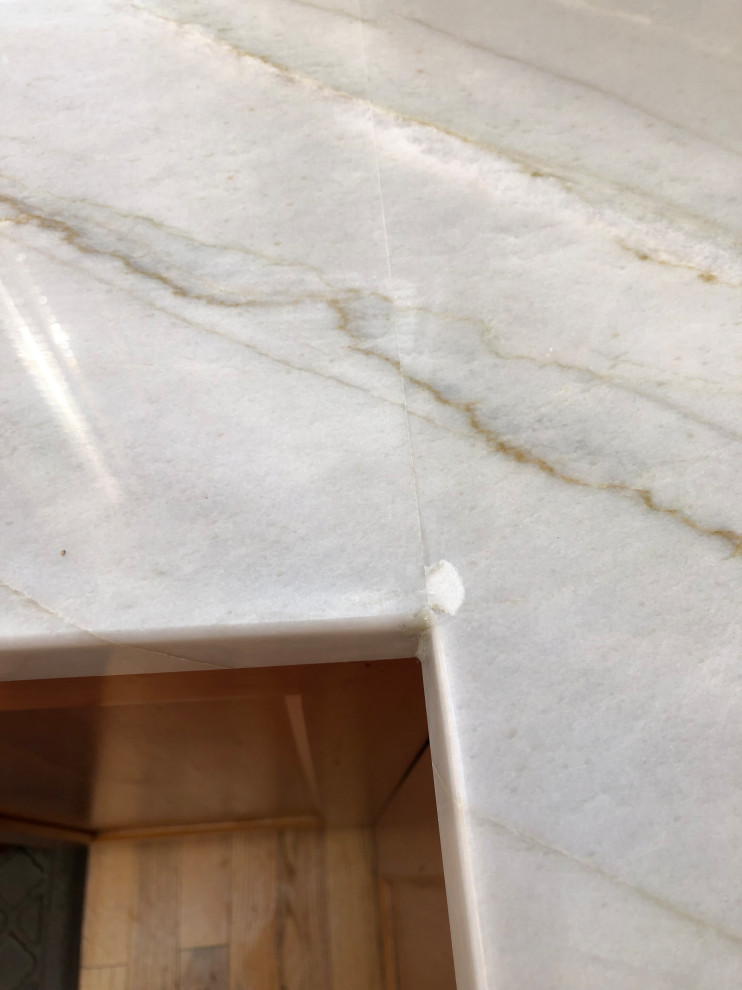 Quartzite chip repair unsatisfactory?
