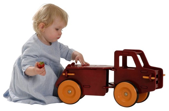 Haba Moover Dump Truck Riding Push Toy - 1008883