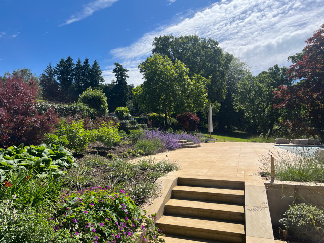 Hampshire Fire Pit/Pool project contemporary-pools-and-hot-tubs