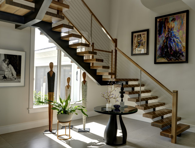 Vero Beach IRPM Waterfront Contemporary Stair Project modern-treppen