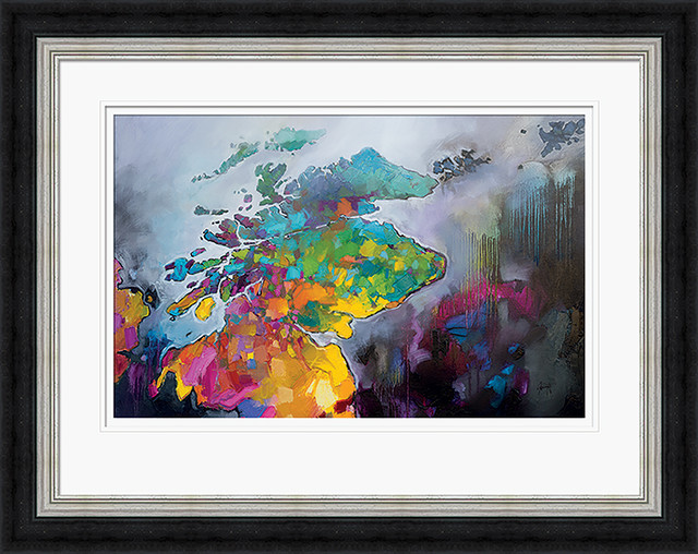 "Scotland" Framed Print by Scott Naismith, 75x95 cm