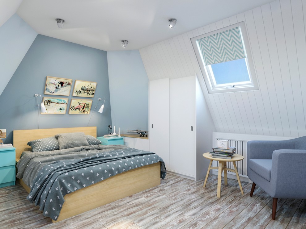 «Скандинавский лофт» мансардный этаж загородного дома