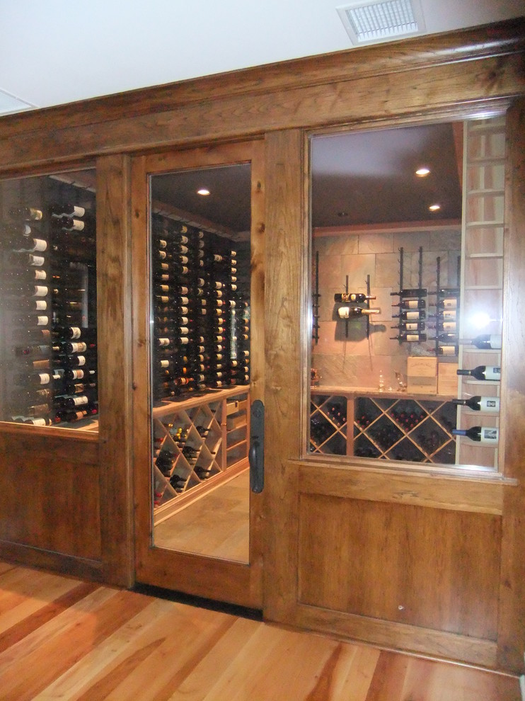 Inspiration for a traditional wine cellar in Dallas.