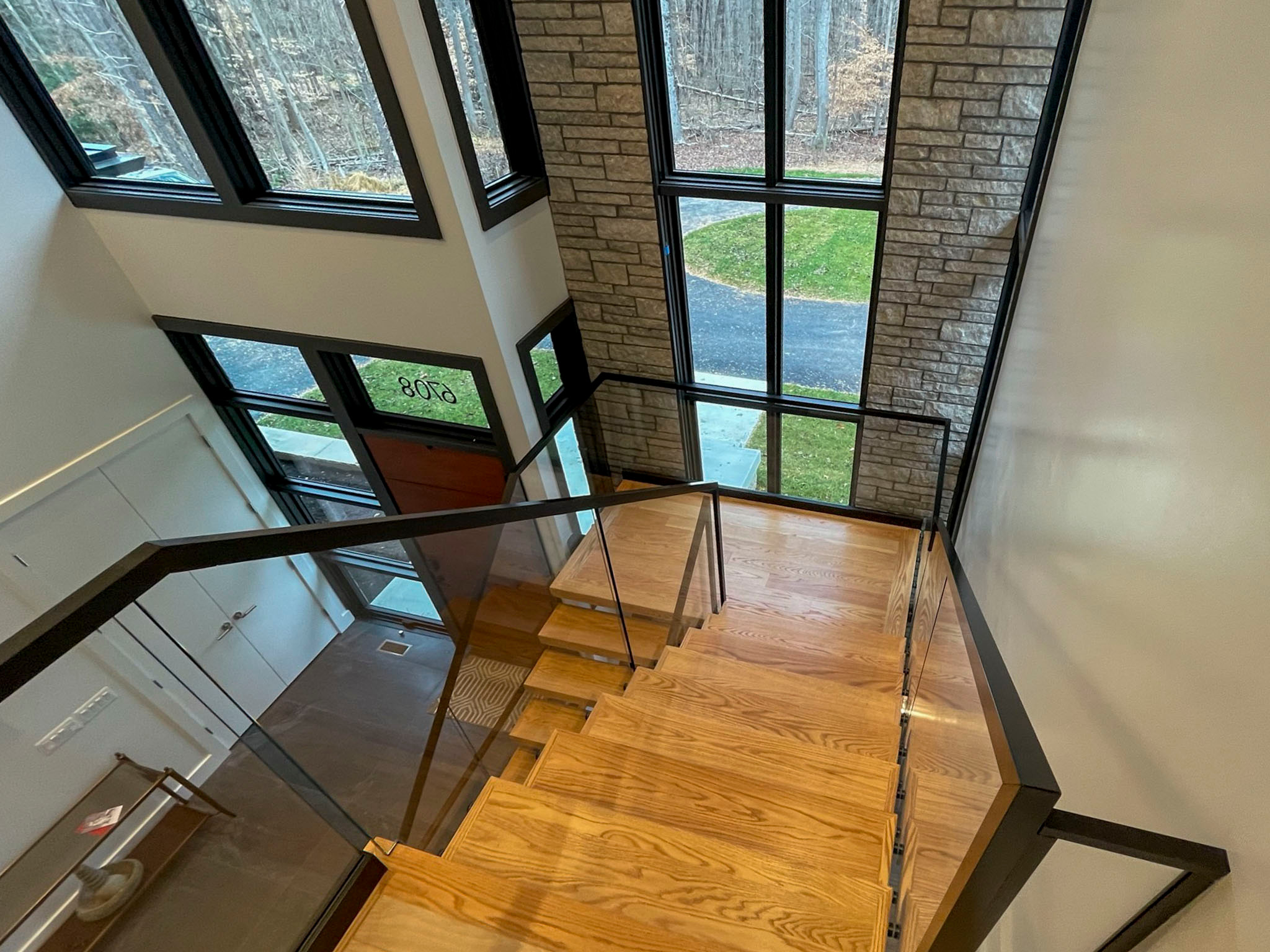 98_Sun Filled Modern Staircase Surrounded by Private Forest, Clifton VA 20124