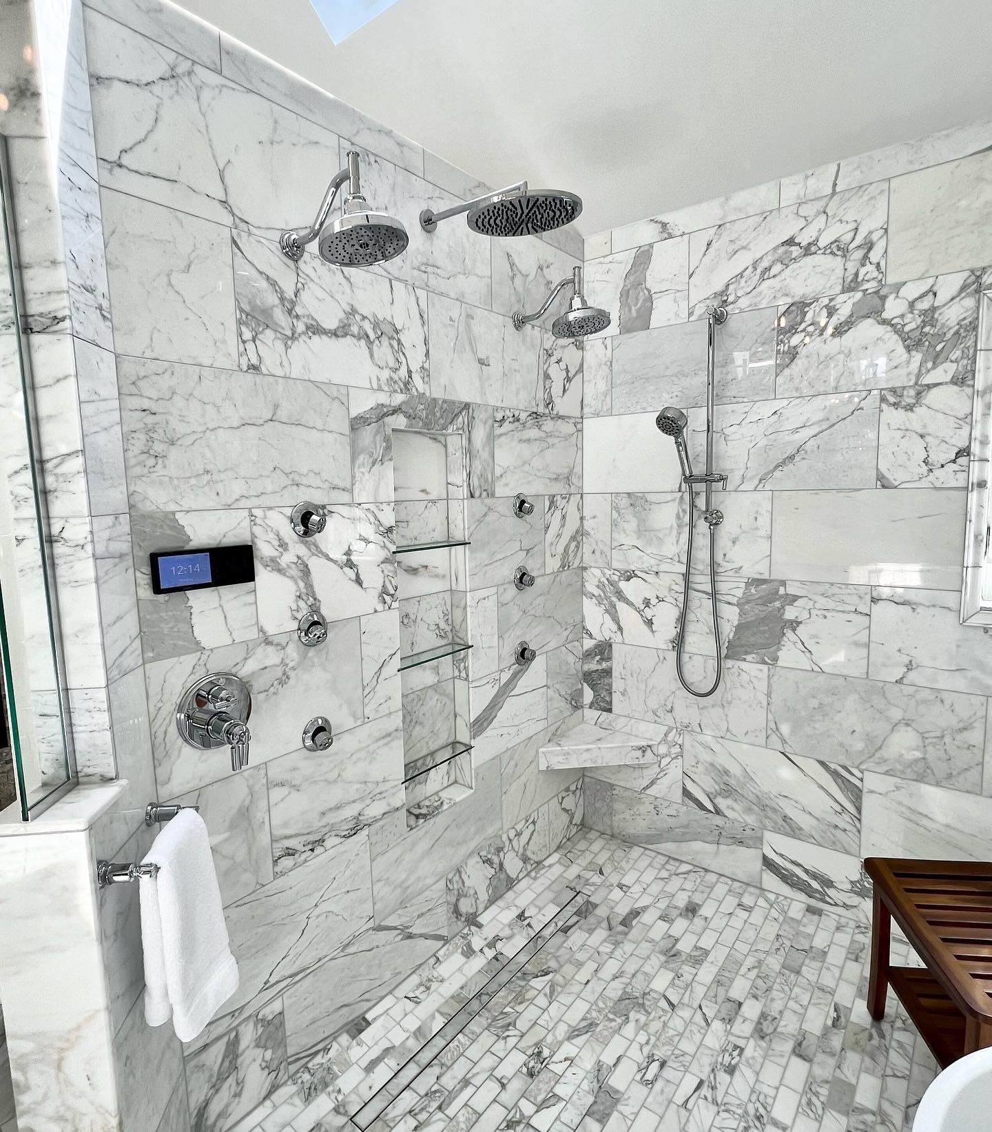 Beautiful Marble Master Bathroom