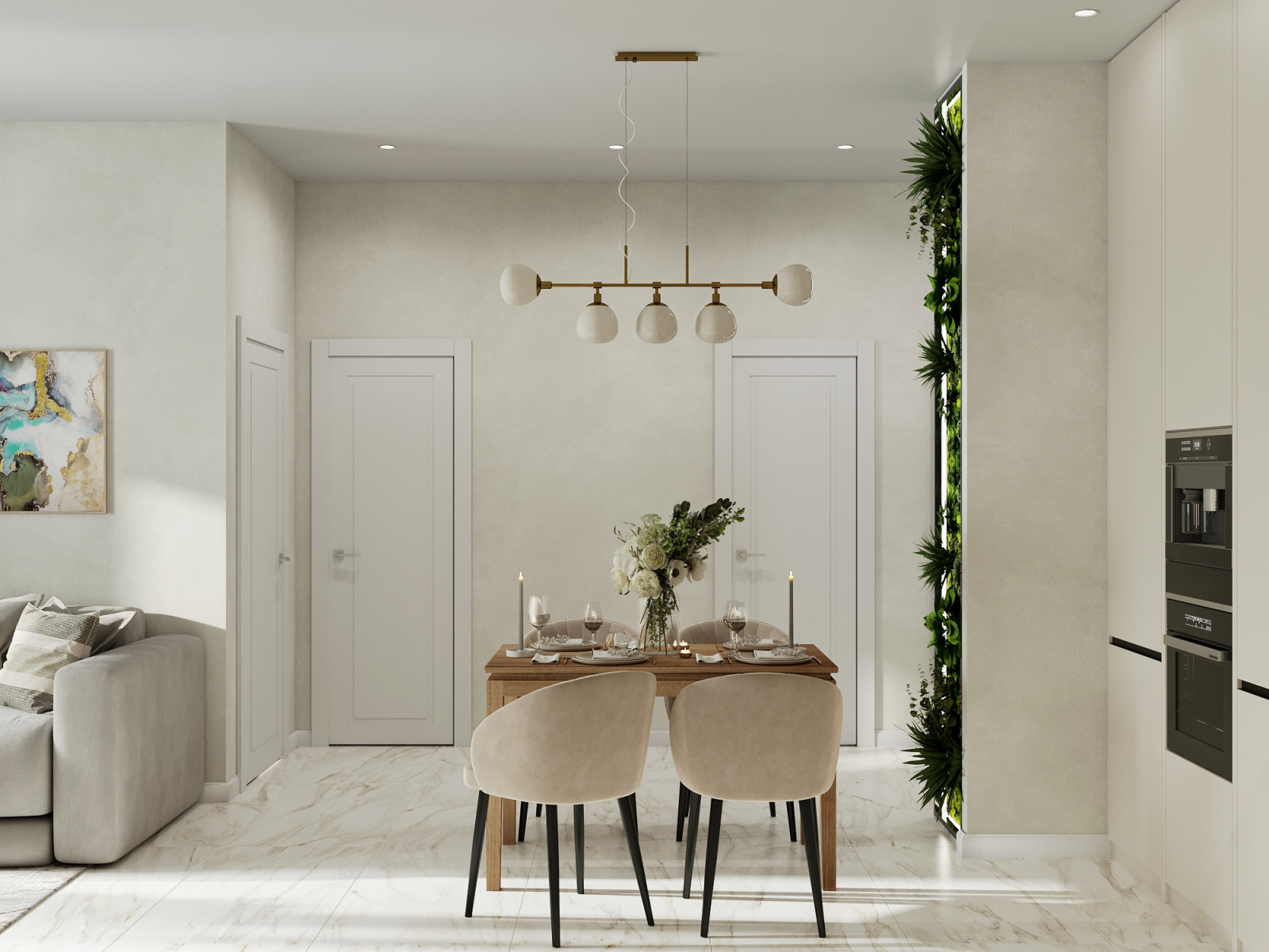 Проект квартиры, 46 м2