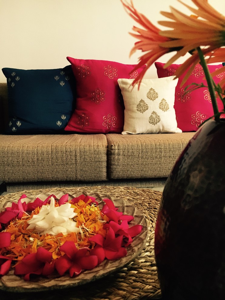 Home Diwali Decor Indian Mumbai by Space Design