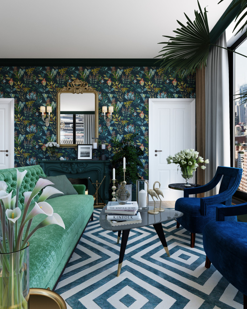 Интерьер кухни-гостиной