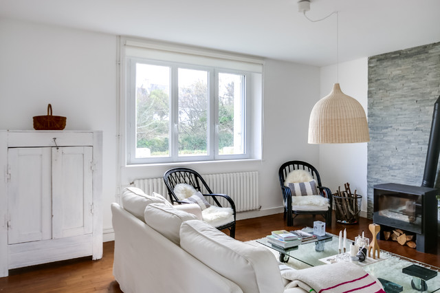 Maison de vacances beach-style-living-room