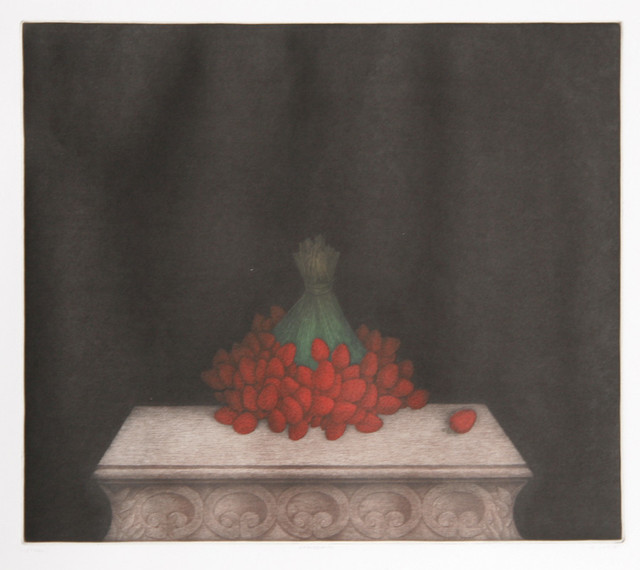 Tomoe Yokoi, Strawberries, Mezzotint