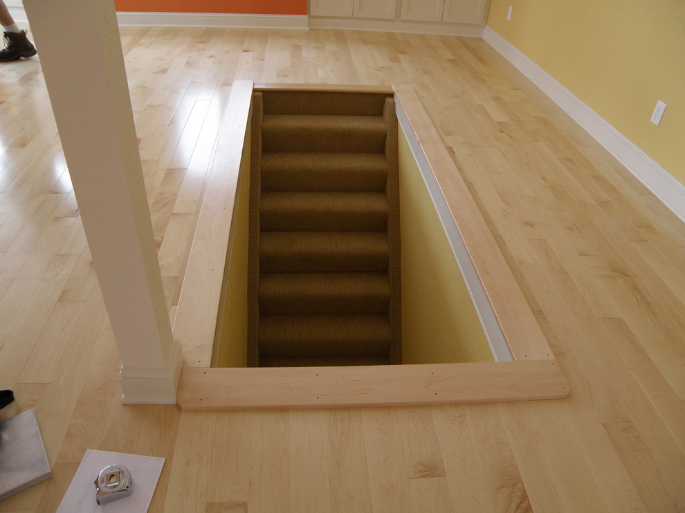 Inspiration for a transitional basement remodel in Cedar Rapids