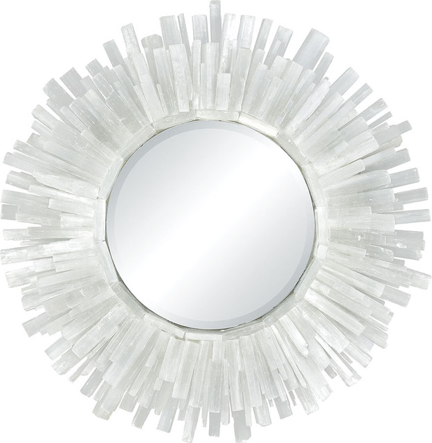 Dimond Shiverpeak Mirror, Natural Rock Crystal Frame