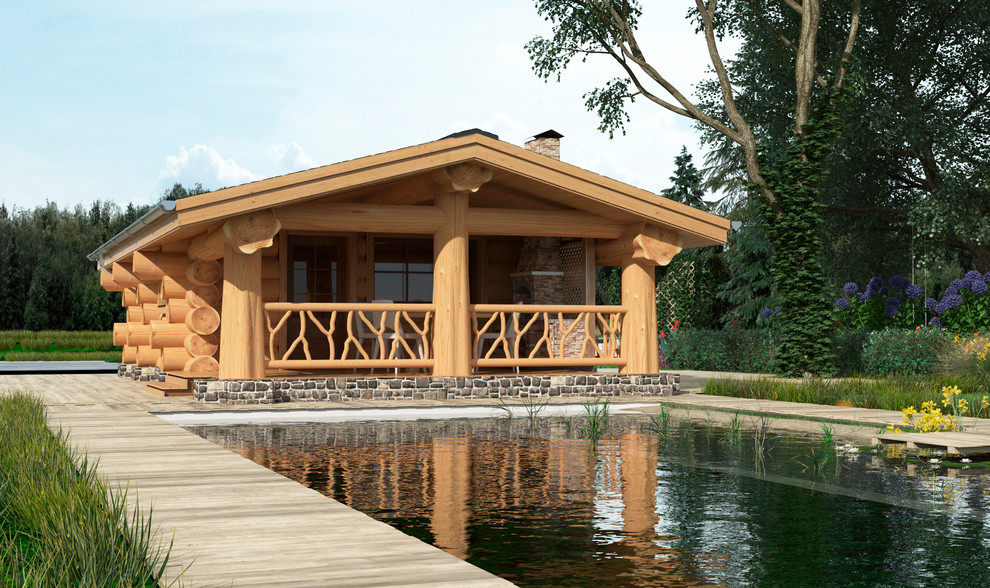 Бревенчатая баня