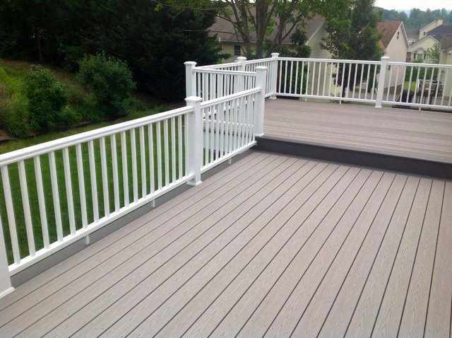 Two tone Timbertech Reliaboard Grey - Beach Style - Deck - Other - by ...