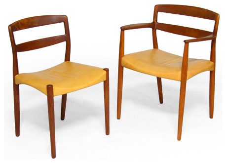 Ejnar Larsen and Axel Bender-Madsen Willy Beck Teak Dining Chairs