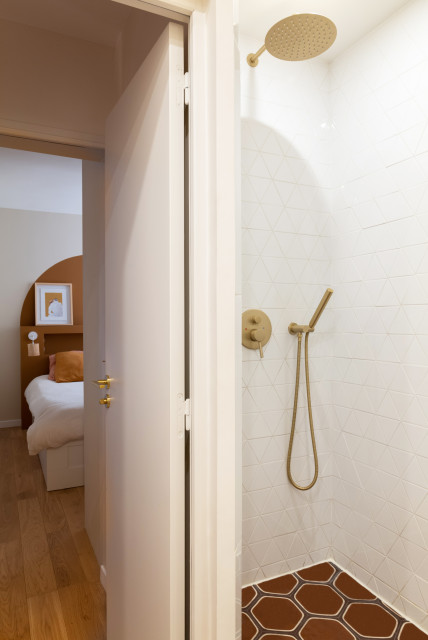 Boh&egrave;me Chic contemporaneo-stanza-da-bagno