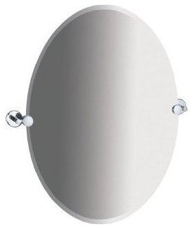 Gatco Latitude II Oval Mirror, Chrome (4249)