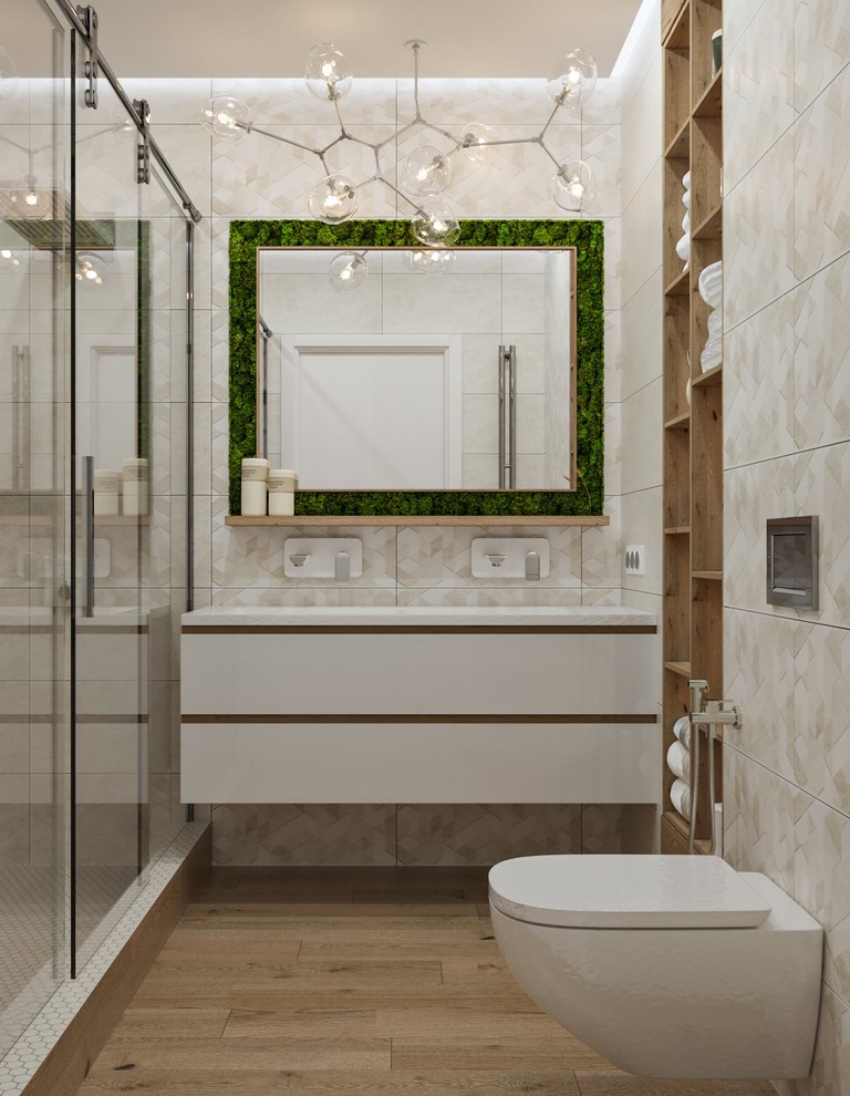 Дизайн-проект трехкомнатной квартиры "Мятное настроение"