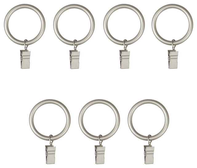 Large 1 Clip Rings For Curtain Panels Transitional Window