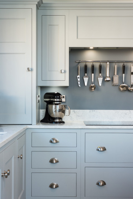 Timeless classic apartment makeover traditional-kitchen